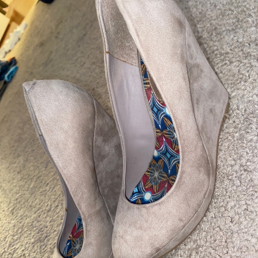 Suede Wedges